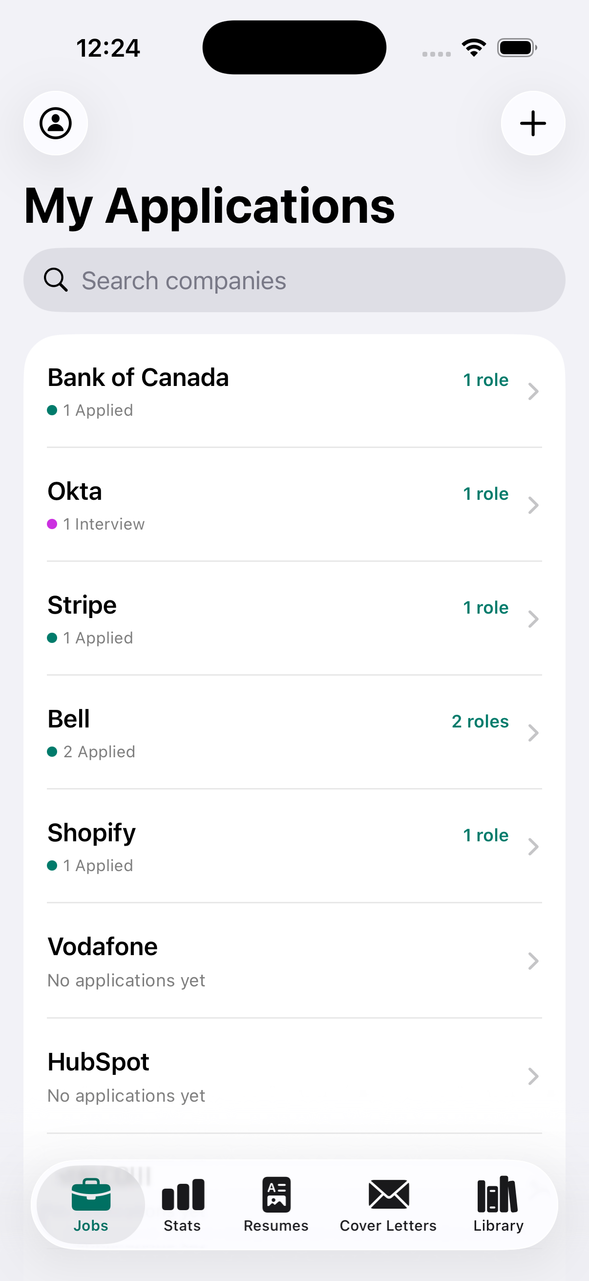 MyJobTracker iOS App - Track your job applications on the go